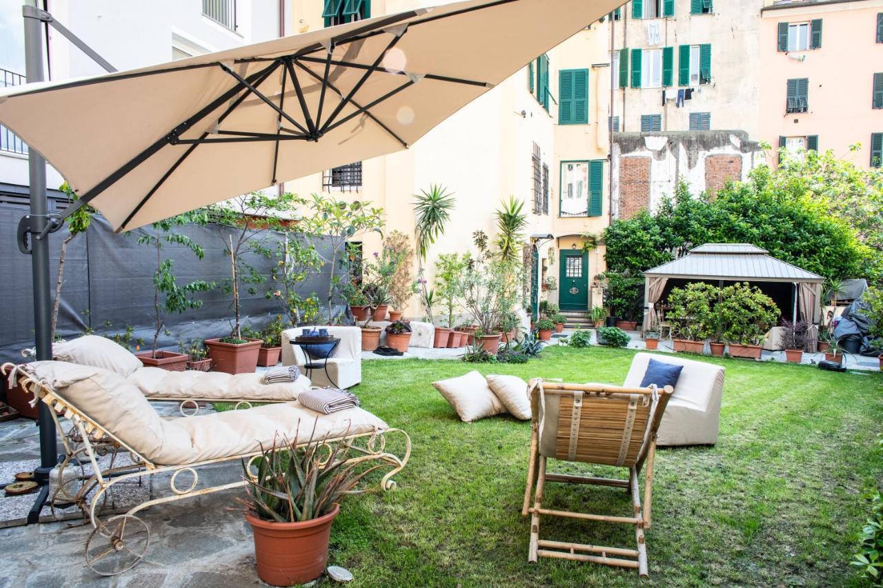 Giardino In Centro Storico -Appartamento Con Giardino, Genova Centro Storico, Acquario Ngoại thất bức ảnh