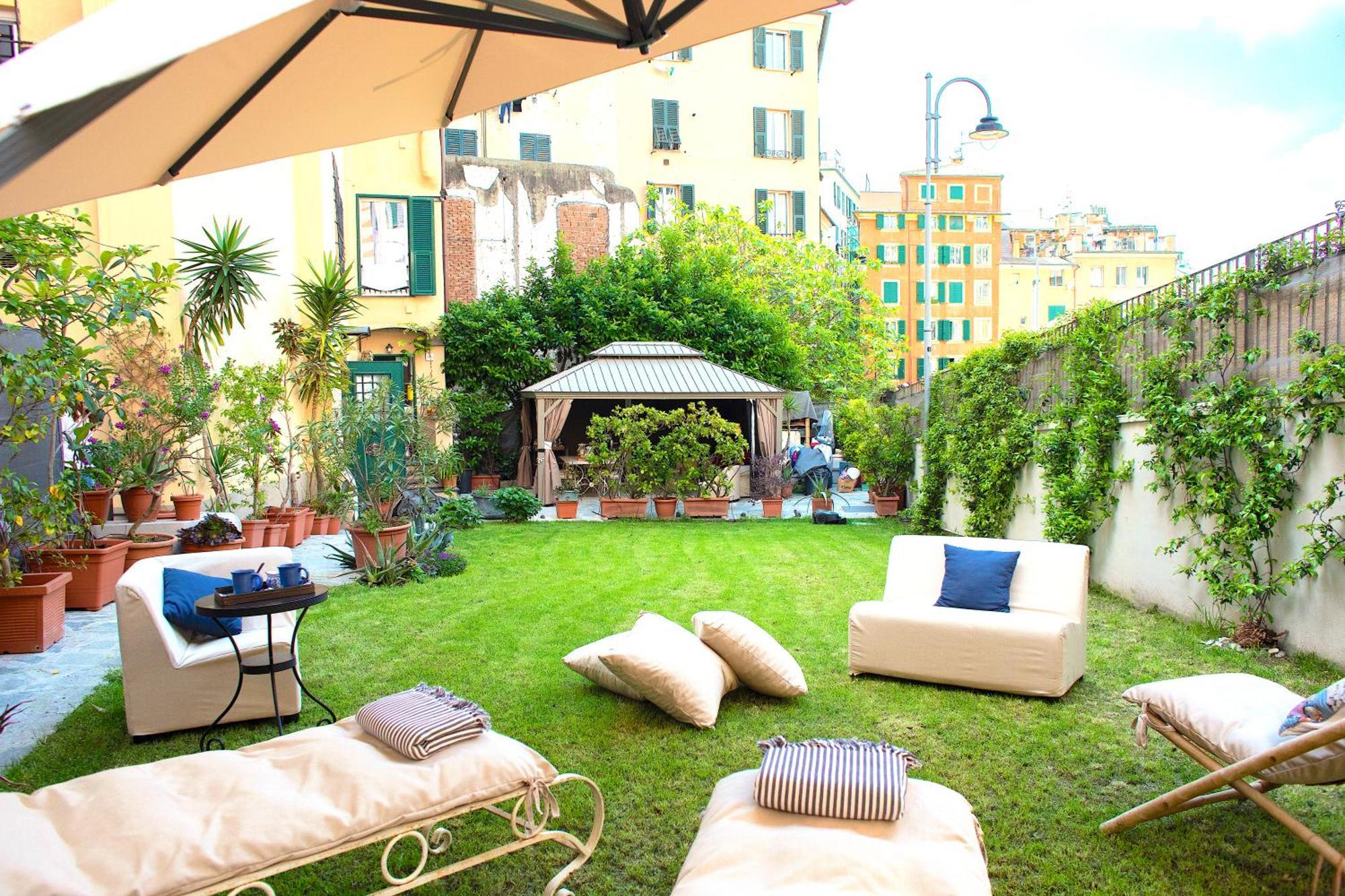 Giardino In Centro Storico -Appartamento Con Giardino, Genova Centro Storico, Acquario Ngoại thất bức ảnh